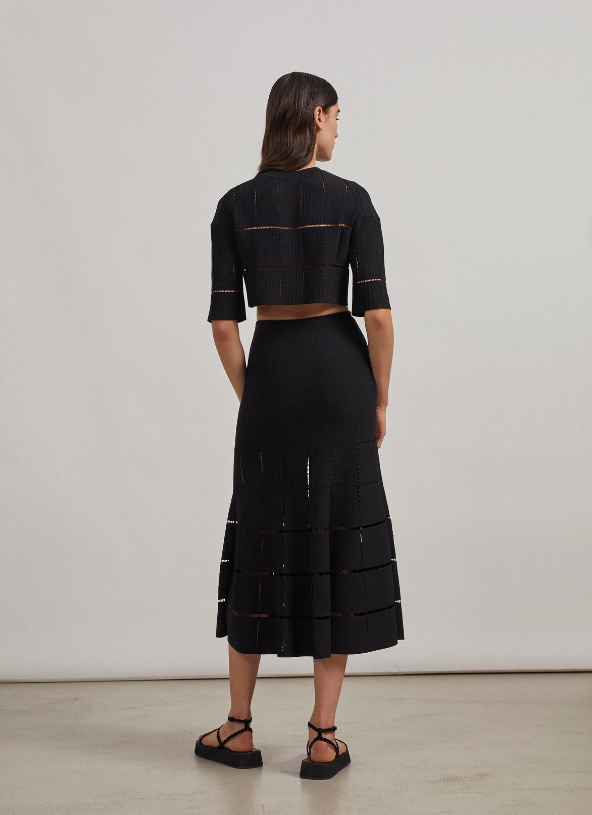 Cardigan ALAÏA BLACK CARDIGAN
